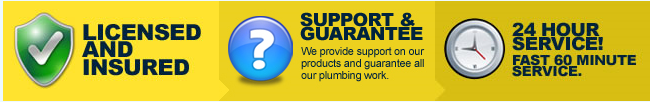 licensed and insured plumbing contractors